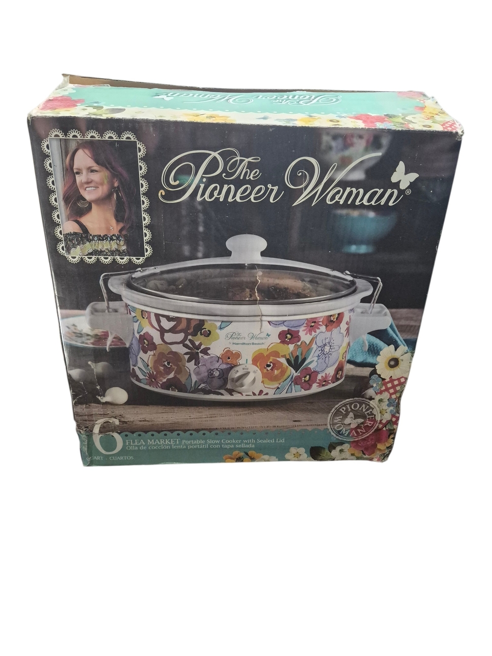Pioneer Woman by Hamilton Beach Crock Pot Slow Cooker